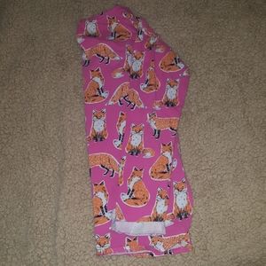 Pink fox night shirt